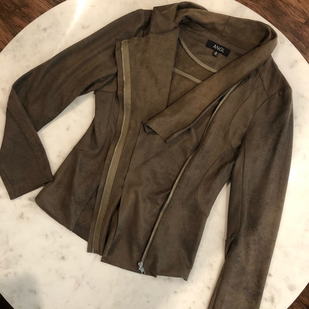 Olive jacket - Picture 2 of 2